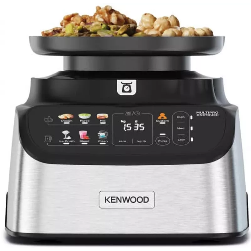 Kenwood MultiPro OneTouch virtuvės kombainas 1000 W 3 L juoda, nerūdijantis plienas Integruotos svarstyklės
