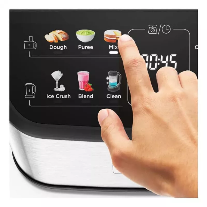 Kenwood MultiPro OneTouch virtuvės kombainas 1000 W 3 L juoda, nerūdijantis plienas Integruotos svarstyklės