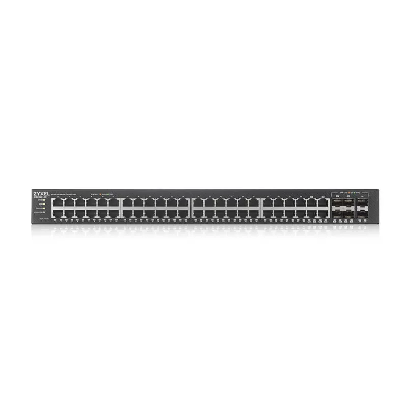 Zyxel GS2220-50-EU0101F tinklo jungiklis Valdomas L2 Gigabit Ethernet (10/100/1000) Juoda
