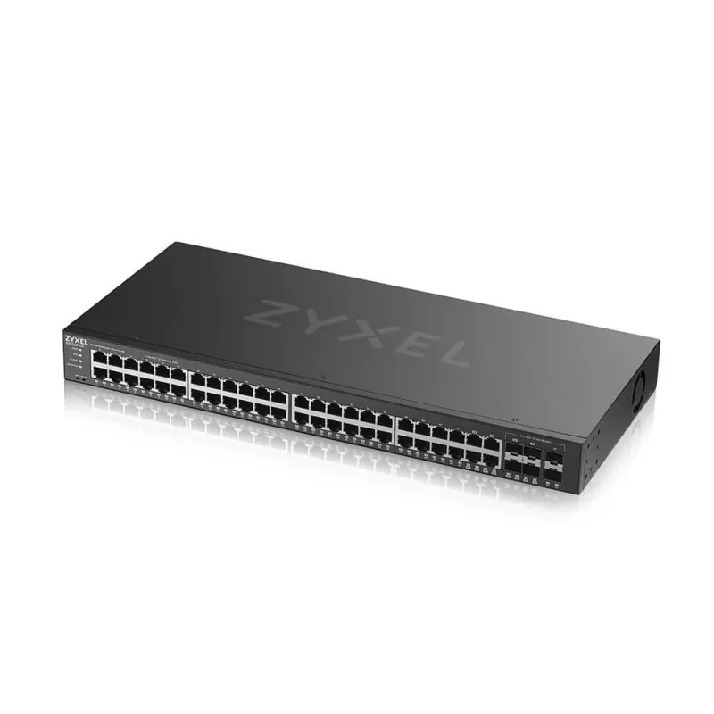 Zyxel GS2220-50-EU0101F tinklo jungiklis Valdomas L2 Gigabit Ethernet (10/100/1000) Juoda