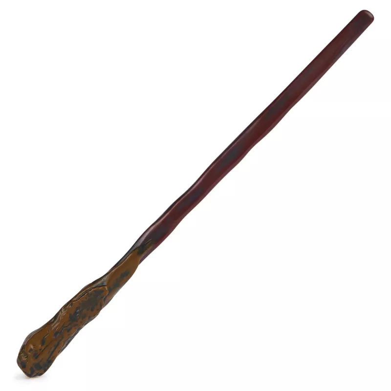 Wizarding World Harry Potter, 12 colių magiškas kolekcinis Ron Weasley lazdelė, stovas ir lieto metalo ikona, magiški artefaktai, aksesuaras kostiumams