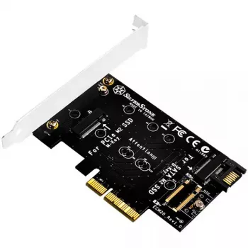 Sąsajos plokštė Sidabrinėstone ECM20 vidinė PCIe SATA