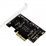 Sąsajos plokštė Sidabrinėstone ECM20 vidinė PCIe SATA