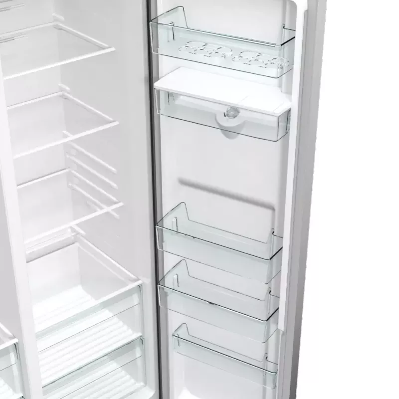 Gorenje NRR9185EAXLWD Šaldytuvas su šaldikliu Side-by-Side 547 L