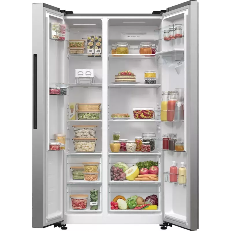 Gorenje NRR9185EAXLWD Šaldytuvas su šaldikliu Side-by-Side 547 L