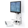 ERGOTRON Styleview Vertikalus pakėlimas sėdėti-stovėti paciento kambariui (balta)