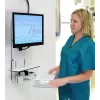 ERGOTRON Styleview Vertikalus pakėlimas sėdėti-stovėti paciento kambariui (balta)