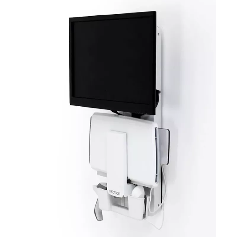 ERGOTRON Styleview Vertikalus pakėlimas sėdėti-stovėti paciento kambariui (balta)