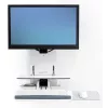 ERGOTRON Styleview Vertikalus pakėlimas sėdėti-stovėti paciento kambariui (balta)