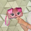 Purse Pets „Keepin’ It Clutch Dazzling Diva“ šuniuko žaislas ir riešinė su šviečiančiomis vaivorykštės spalvų akimis, mergaičių žaislai nuo 4 metų