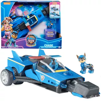 Policinis automobilis PAW Patrol Chase'o galingas transformuojantis kreiseris su šviesomis ir garsais