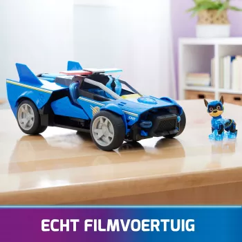 Policinis automobilis PAW Patrol Chase'o galingas transformuojantis kreiseris su šviesomis ir garsais