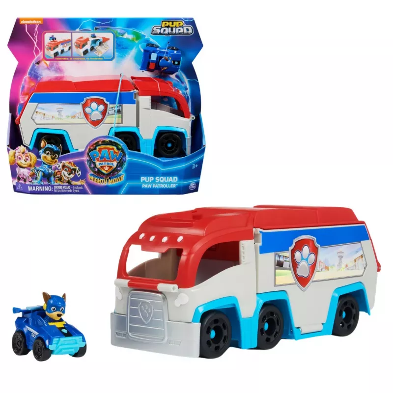 PAW Patrol The Mighty Movie Pup Squad Patroller žaislinis sunkvežimis