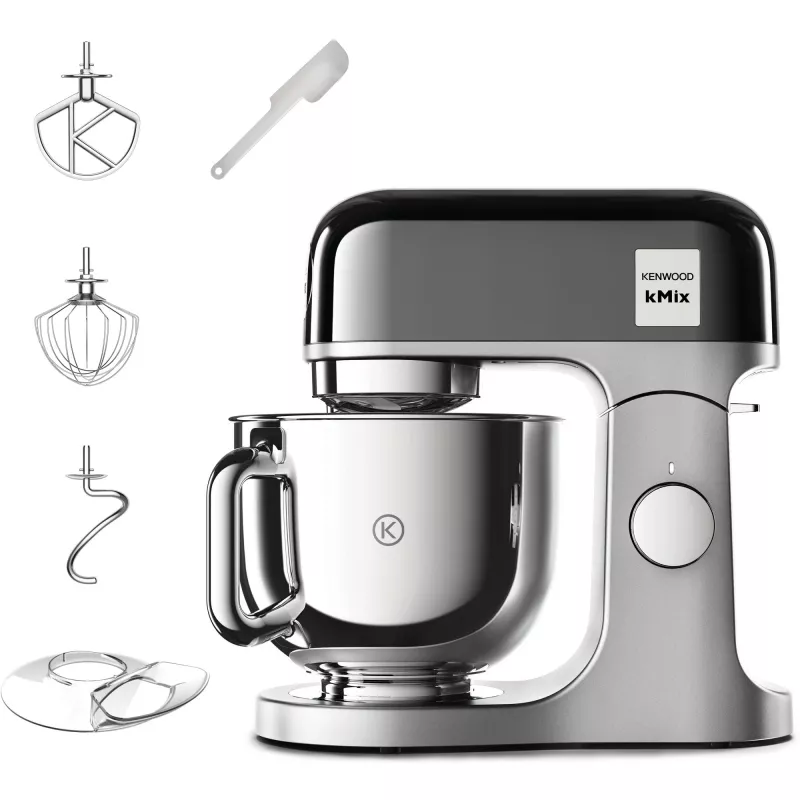 Kenwood kMix Special Edition virtuvinis kombainas 1000 W 5 L Juoda, Chromas