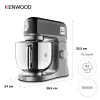 Kenwood kMix Special Edition virtuvinis kombainas 1000 W 5 L Juoda, Chromas