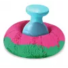 Kinetic Sand , Ultimate Sandisfying Set su 2 lb žaidimų smėlio (rožinis, geltonas ir žalsvai mėlynas), 10 įrankių ir formelių, sensoriniai žaislai vaikams nuo 7 metų