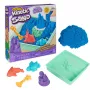 Kinetic Sand, Smėlio dėžės rinkinys, Kūrybingos Velykų dovanos, 1 svaras mėlyno formuojamo smėlio, 4 įrankiai ir formelės, Laikymo dėžutė, Sensoriniai žaislai vaikams nuo 3 metų
