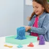 Kinetic Sand, Smėlio dėžės rinkinys, Kūrybingos Velykų dovanos, 1 svaras mėlyno formuojamo smėlio, 4 įrankiai ir formelės, Laikymo dėžutė, Sensoriniai žaislai vaikams nuo 3 metų