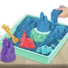 Kinetic Sand, Smėlio dėžės rinkinys, Kūrybingos Velykų dovanos, 1 svaras mėlyno formuojamo smėlio, 4 įrankiai ir formelės, Laikymo dėžutė, Sensoriniai žaislai vaikams nuo 3 metų