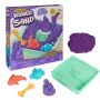 Kinetic Sand, smėlio dėžės rinkinys, kūrybingos Velykų dovanos, 1 svaras purpurinio formuojamo žaidimų smėlio, 4 įrankiai ir formelės, saugykla, sensoriniai žaislai vaikams nuo 3 metų