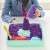 Kinetic Sand, smėlio dėžės rinkinys, kūrybingos Velykų dovanos, 1 svaras purpurinio formuojamo žaidimų smėlio, 4 įrankiai ir formelės, saugykla, sensoriniai žaislai vaikams nuo 3 metų