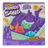 Kinetic Sand, smėlio dėžės rinkinys, kūrybingos Velykų dovanos, 1 svaras purpurinio formuojamo žaidimų smėlio, 4 įrankiai ir formelės, saugykla, sensoriniai žaislai vaikams nuo 3 metų