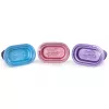 Kinetic Sand, Shimmer Sand 3 rinkinys su formomis ir 12 uncijų, vaikų kinetinis smėlis, 4 metai, netoksiškas, plastikas, mėlyna, rožinė, violetinė