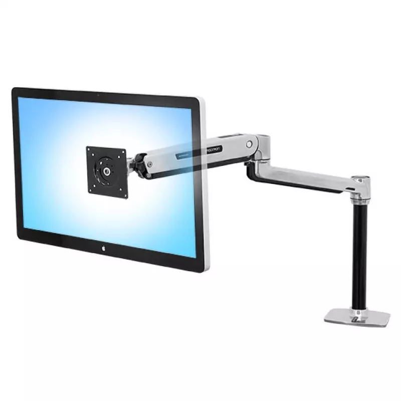 ERGOTRON Lx Sit Stand stalinis LCD laikiklis (poliruotas aliuminis)