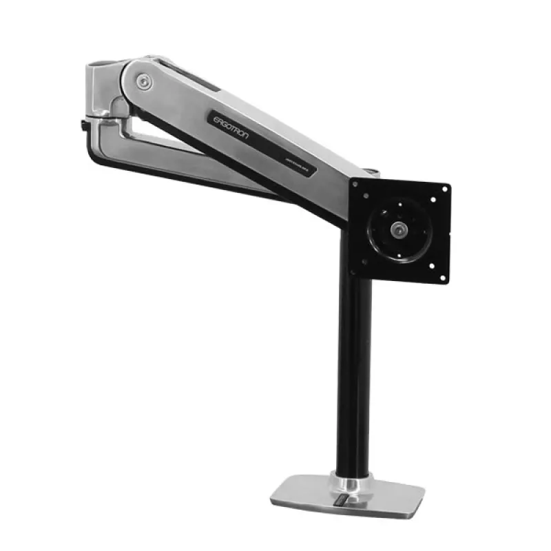ERGOTRON Lx Sit Stand stalinis LCD laikiklis (poliruotas aliuminis)