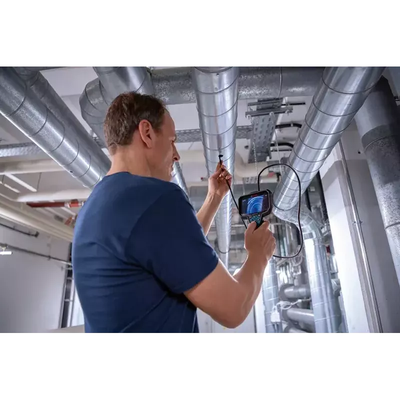 Bosch GIC 12V-5-27 C PROFESSIONAL pramoninė apžiūros kamera 8,3 mm lankstus-paklusnus zondas IP67, IP54