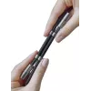 Intenso USB-C įkrovimo dirželio telefono kaklo kabelis 60W greitas įkrovimas reguliuojamas ilgis 1.65m nailonas juodas