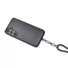 Intenso USB-C įkrovimo dirželio telefono kaklo kabelis 60W greitas įkrovimas reguliuojamas ilgis 1.65m nailonas juodas