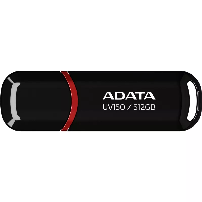 ADATA UV150 USB atmintukas 512 GB USB Type-A 3.2 Gen 1 (3.1 Gen 1) Juoda, Raudona