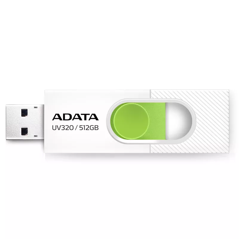 ADATA UV320 USB atmintukas 512 GB USB Type-A 3.2 Gen 1 (3.1 Gen 1) Žalias, Baltas