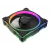 Ventiliatorius ASUS Prime MR120 ARGB Reverse Juoda 12 cm slydimo guolis