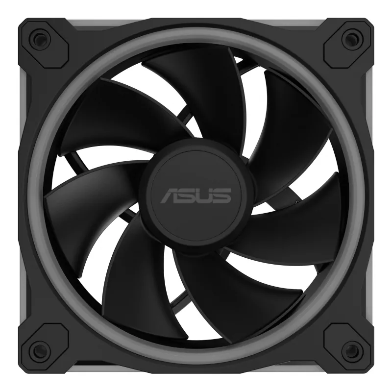Ventiliatorius ASUS Prime MR120 ARGB Reverse Juoda 12 cm slydimo guolis