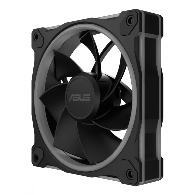 Ventiliatorius ASUS Prime MR120 ARGB Reverse Juoda 12 cm slydimo guolis