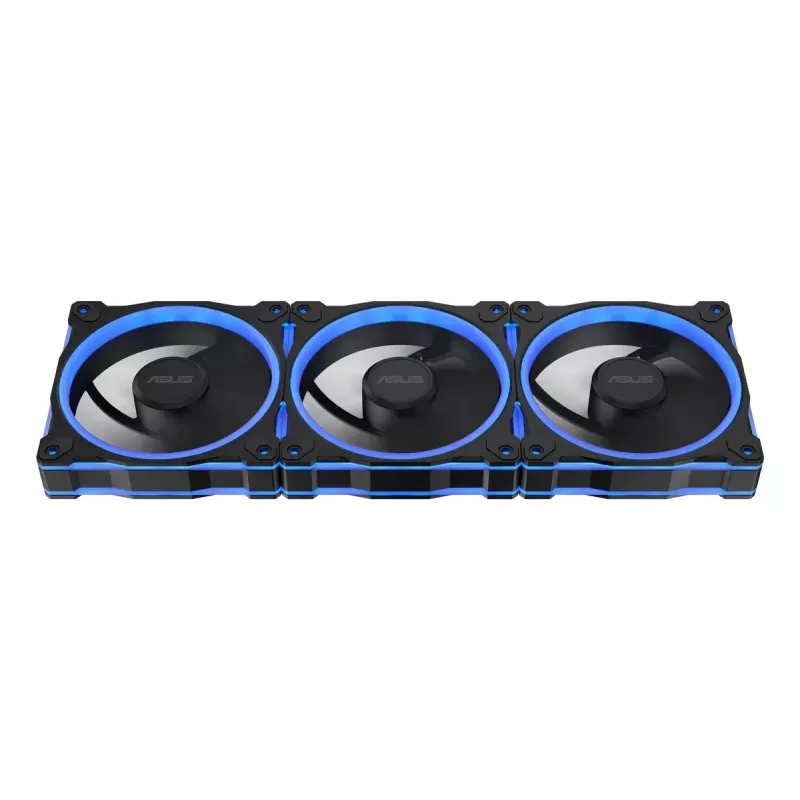 ASUS Prime MR120 ventiliatorius ARGB Reverse Juoda 3in1 Kompiuterio korpusas 12 cm 3 vnt.