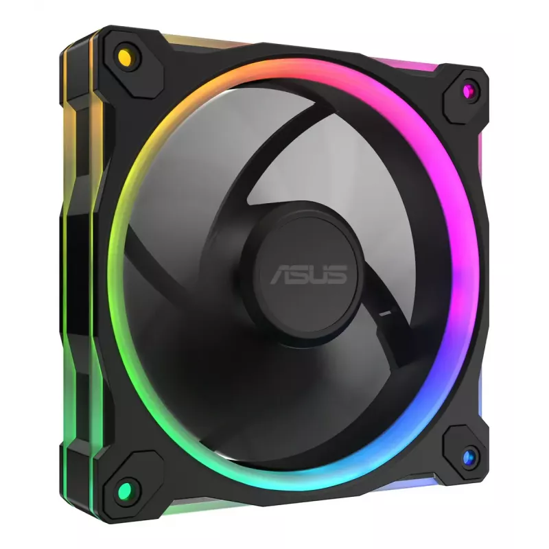 ASUS Prime MR120 ventiliatorius ARGB Reverse Juoda 3in1 Kompiuterio korpusas 12 cm 3 vnt.
