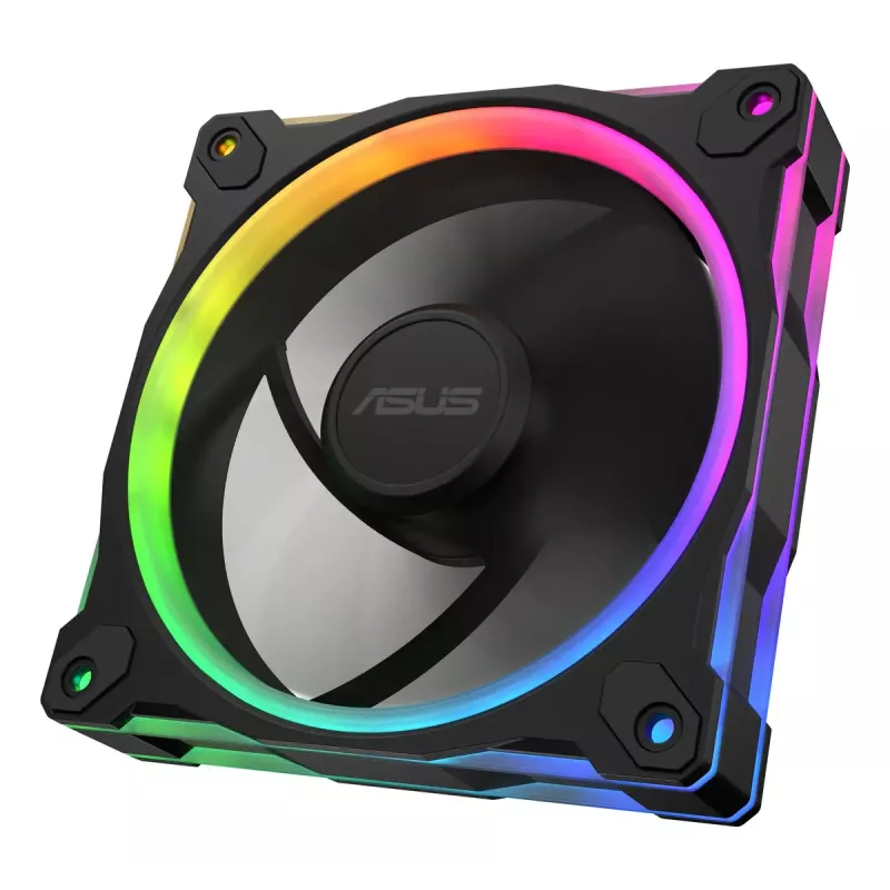 ASUS Prime MR120 ventiliatorius ARGB Reverse Juoda 3in1 Kompiuterio korpusas 12 cm 3 vnt.