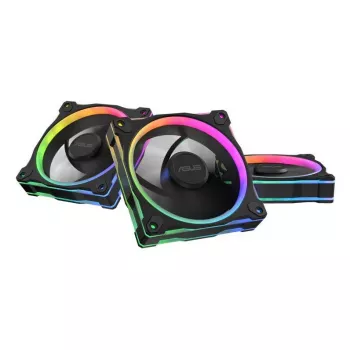 ASUS Prime MR120 ventiliatorius ARGB Reverse Juoda 3in1 Kompiuterio korpusas 12 cm 3 vnt.