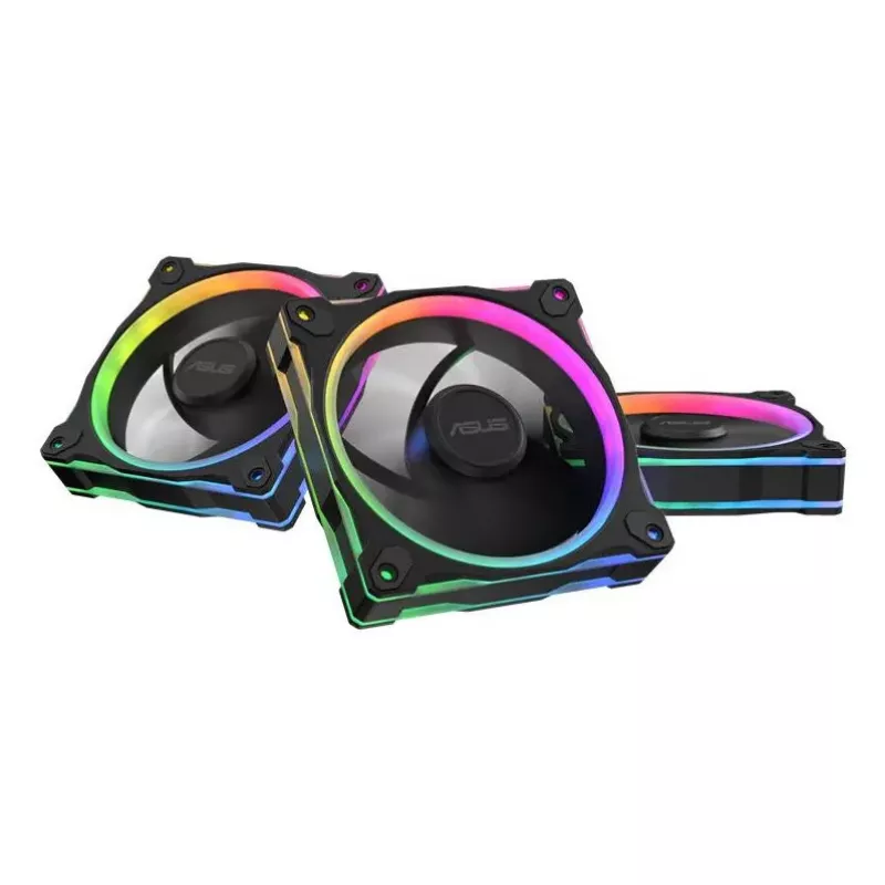 ASUS Prime MR120 ventiliatorius ARGB Reverse Juoda 3in1 Kompiuterio korpusas 12 cm 3 vnt.