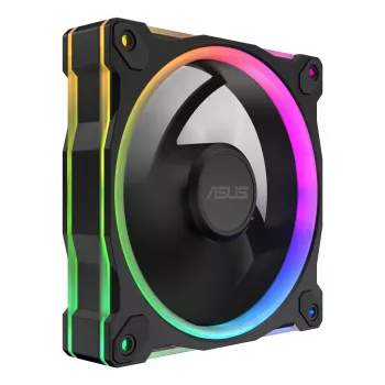 Ventiliatorius ASUS Prime MR120 ARGB Juoda 12 cm Sleeve bearing