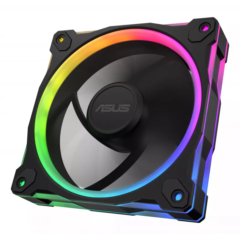 Ventiliatorius ASUS Prime MR120 ARGB Juoda 12 cm Sleeve bearing
