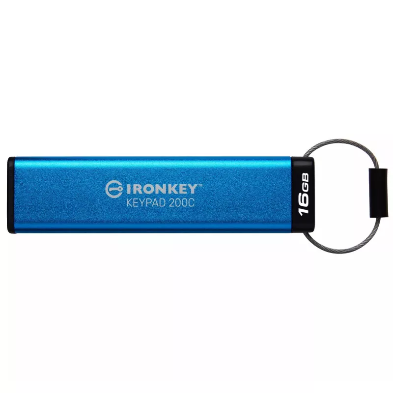 Kingston Technology IronKey 16GB USB-C Keypad 200C, FIPS 140-3 Lvl 3 AES-256
