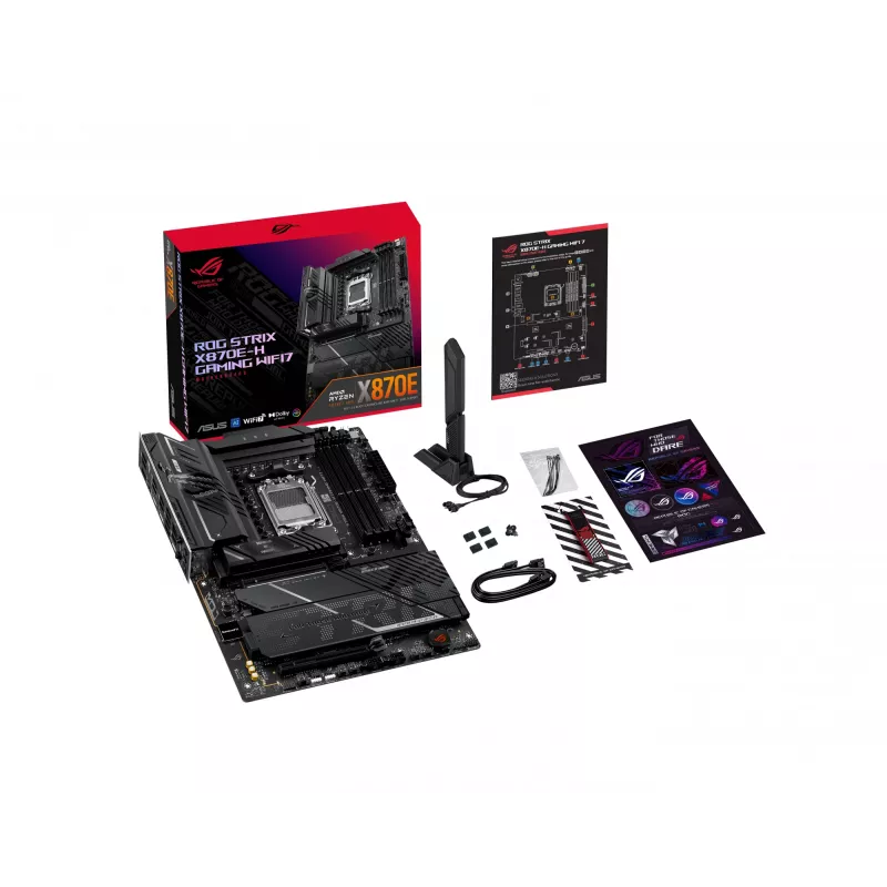 Motininė plokštė ASUS ROG STRIX X870E-H GAMING WIFI7 ATX Socket AM5 DDR5, 256GB, Wi‑Fi 7, 5Gb Ethernet