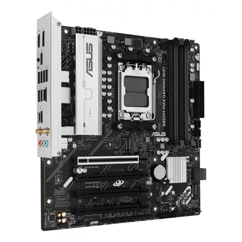 Motininė plokštė ASUS B850M MAX GAMING WIFI AMD B850 Socket AM5 micro ATX