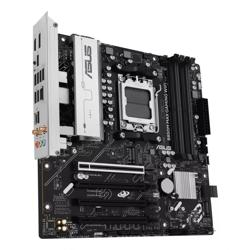 Motininė plokštė ASUS B850M MAX GAMING WIFI AMD B850 Socket AM5 micro ATX