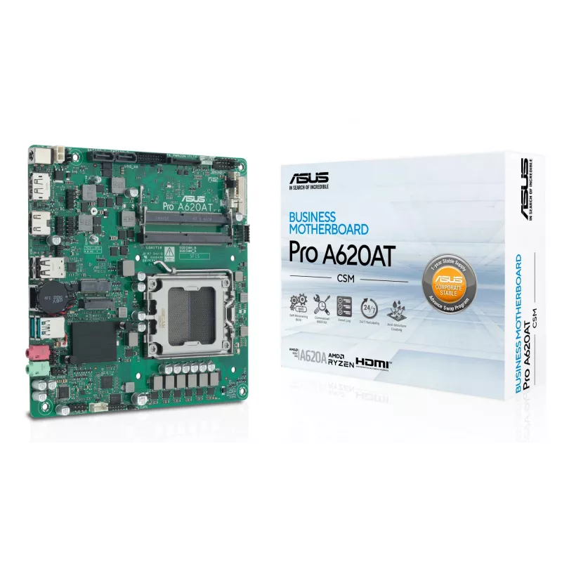 Motininė plokštė ASUS 90MB1L5M-M0EAYC AMD A620A Socket AM5 mini ITX