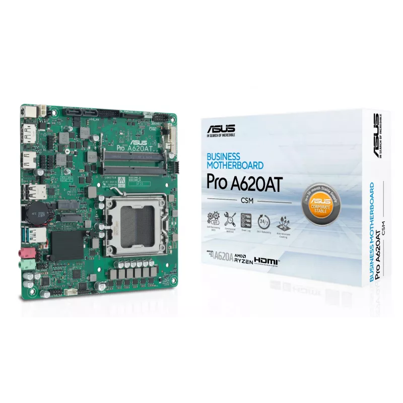 Motininė plokštė ASUS 90MB1L5M-M0EAYC AMD A620A Socket AM5 mini ITX